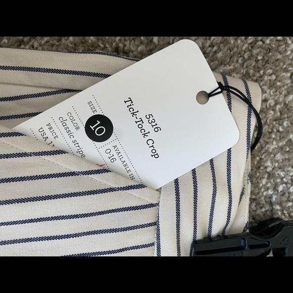 Cabi tick tock crop new with tag Sz 10 - Picture 3 of 6
